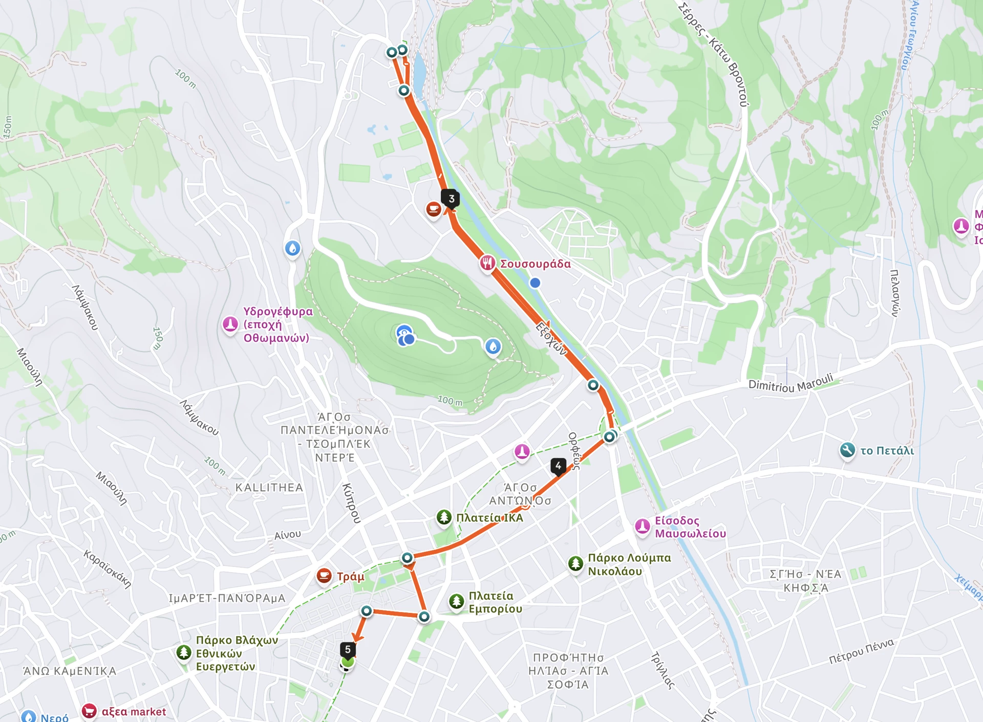 χάρτης 5αρι